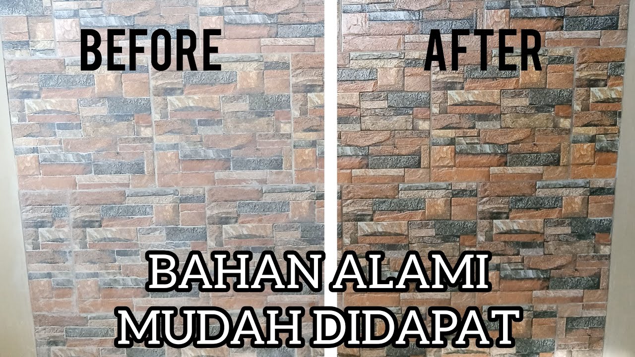Cara Membersihkan Keramik Motif Batu